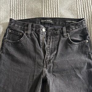 Denim Forum Women’s Black The 90s Iggy Low Rise Baggy Jeans
